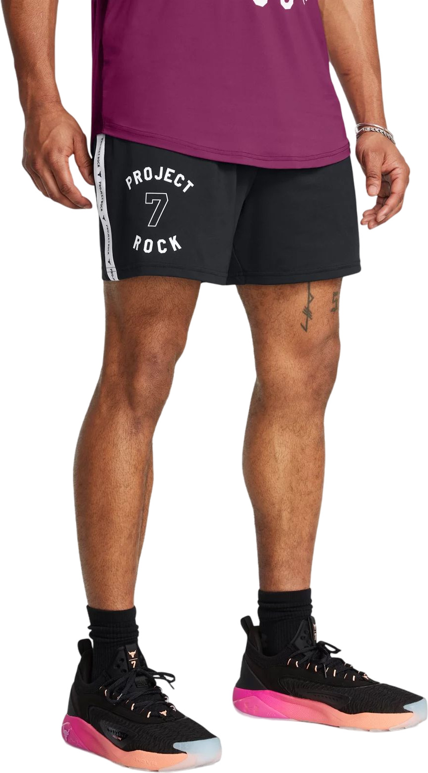 

Трикотажные шорты мужские Under Armour PJT RCK MESH SHORT BOH черные SM, Черный, PJT RCK MESH SHORT BOH