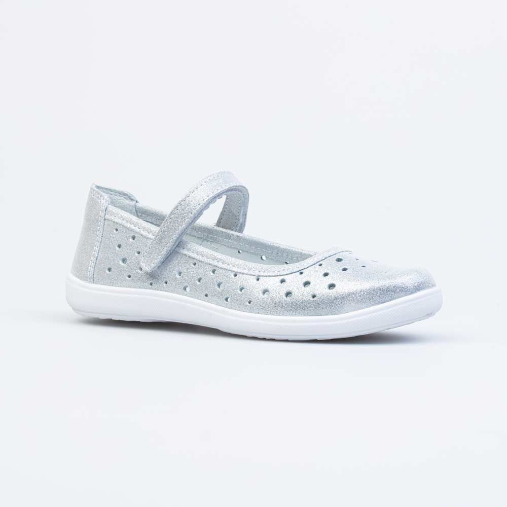 фото Туфли для девочек котофей цв.серебристый р.37