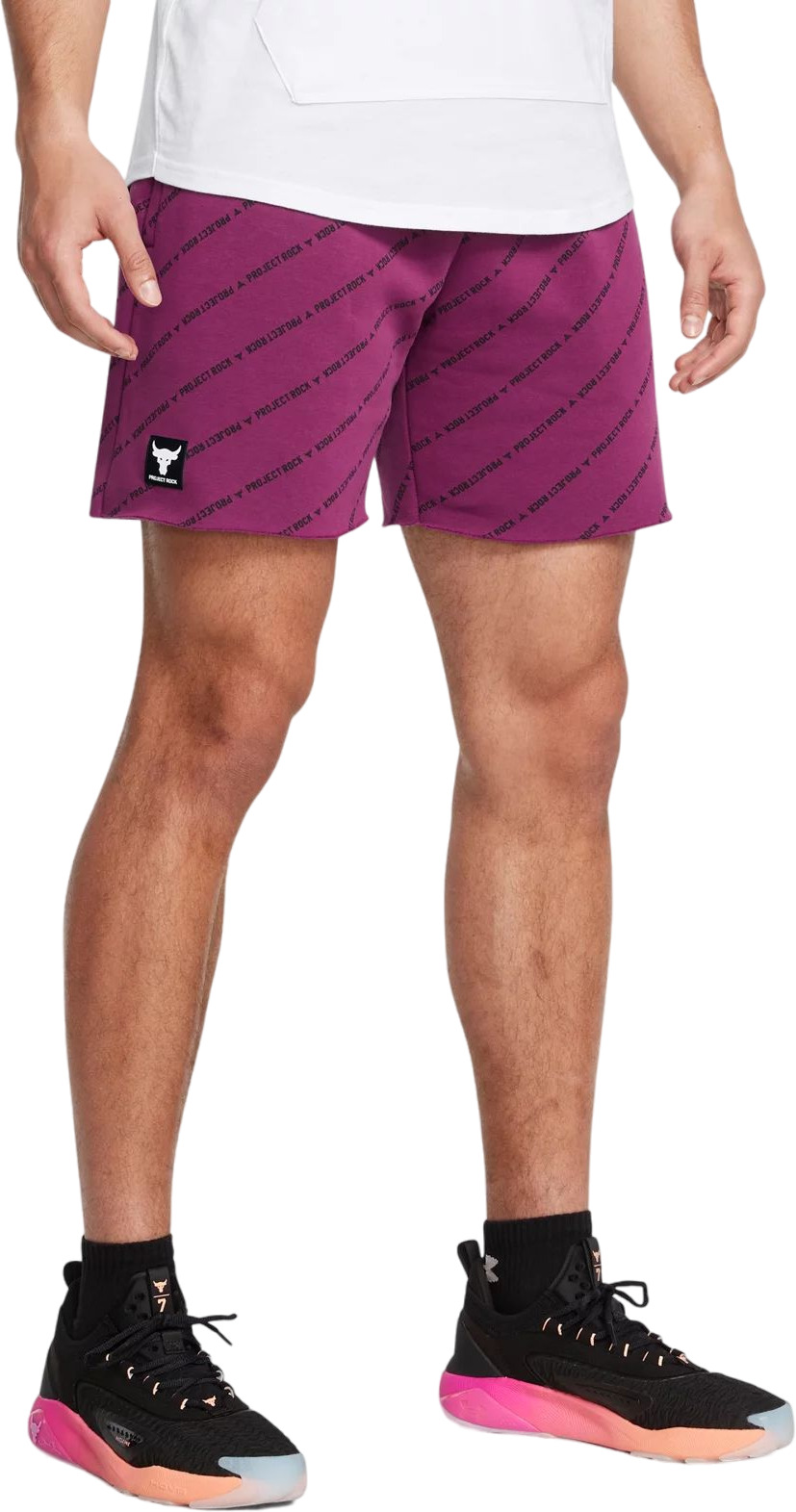 

Трикотажные шорты мужские Under Armour PJT RCK ICON FLC SHORT PT BOH фиолетовые XL, Фиолетовый, PJT RCK ICON FLC SHORT PT BOH