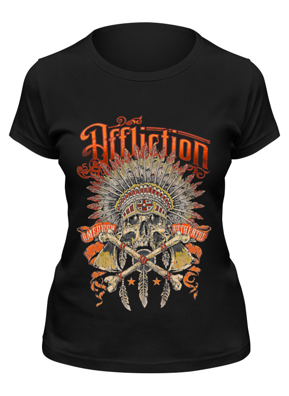

Футболка женская Printio Skull art черная 2XL, Черный, Skull art