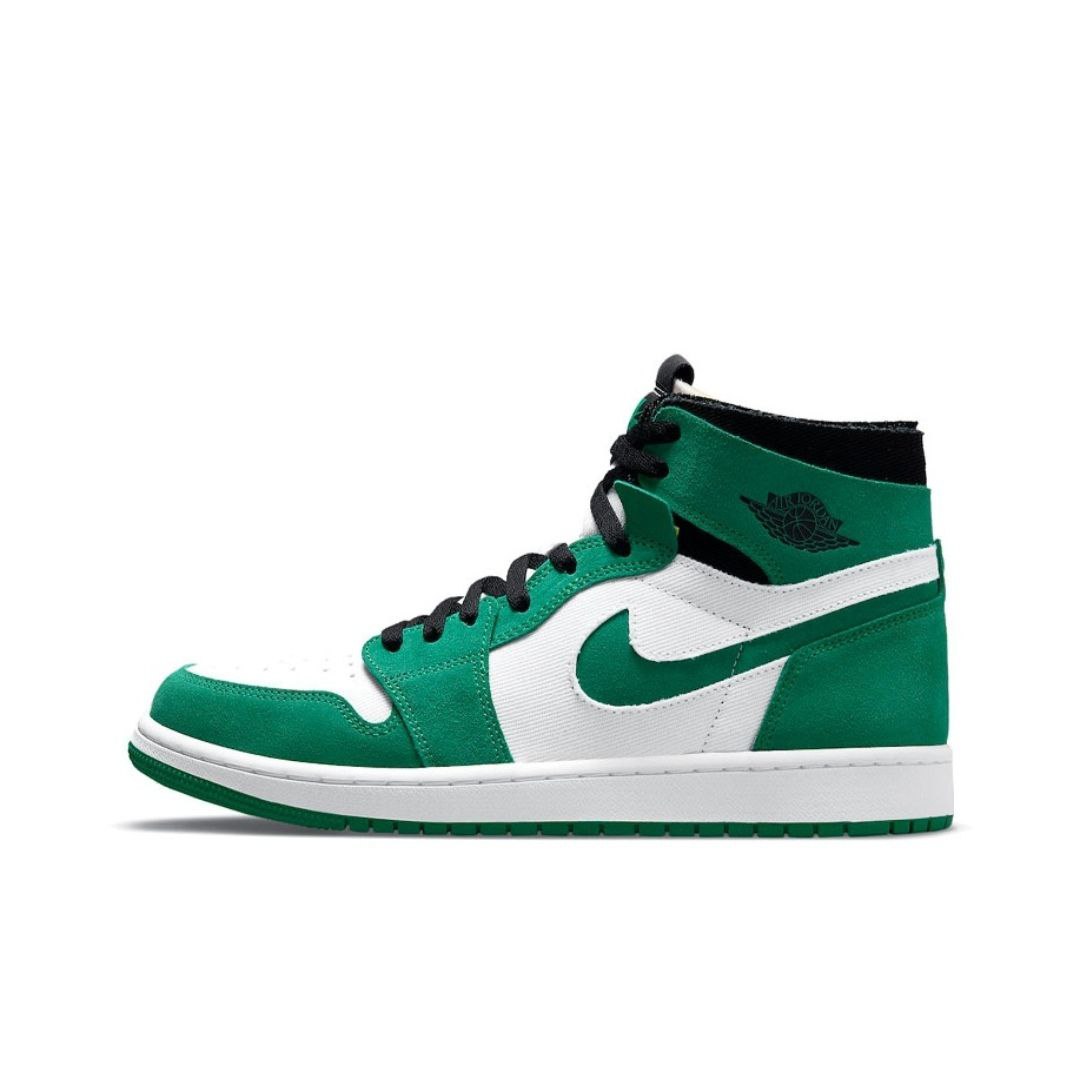 Спортивные кеды унисекс Nike Air Jordan 1 Zoom Air зеленые 9.5 US