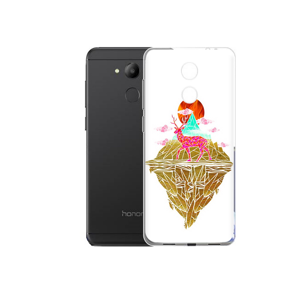 Чехол MyPads Tocco для Honor 6C розовый олень абстракция (PT67887.49.586)