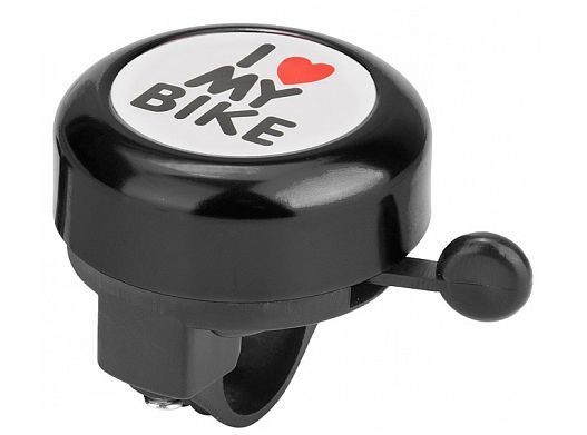

Звонок STELS Звонок 45AE-05 "I love my bike" алюминий/пластик, чёрный 210141 LU059681