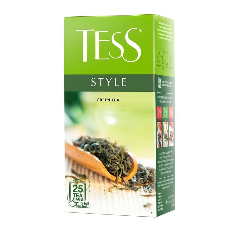 Зеленый чай TESS в пакетиках Style, 25 шт