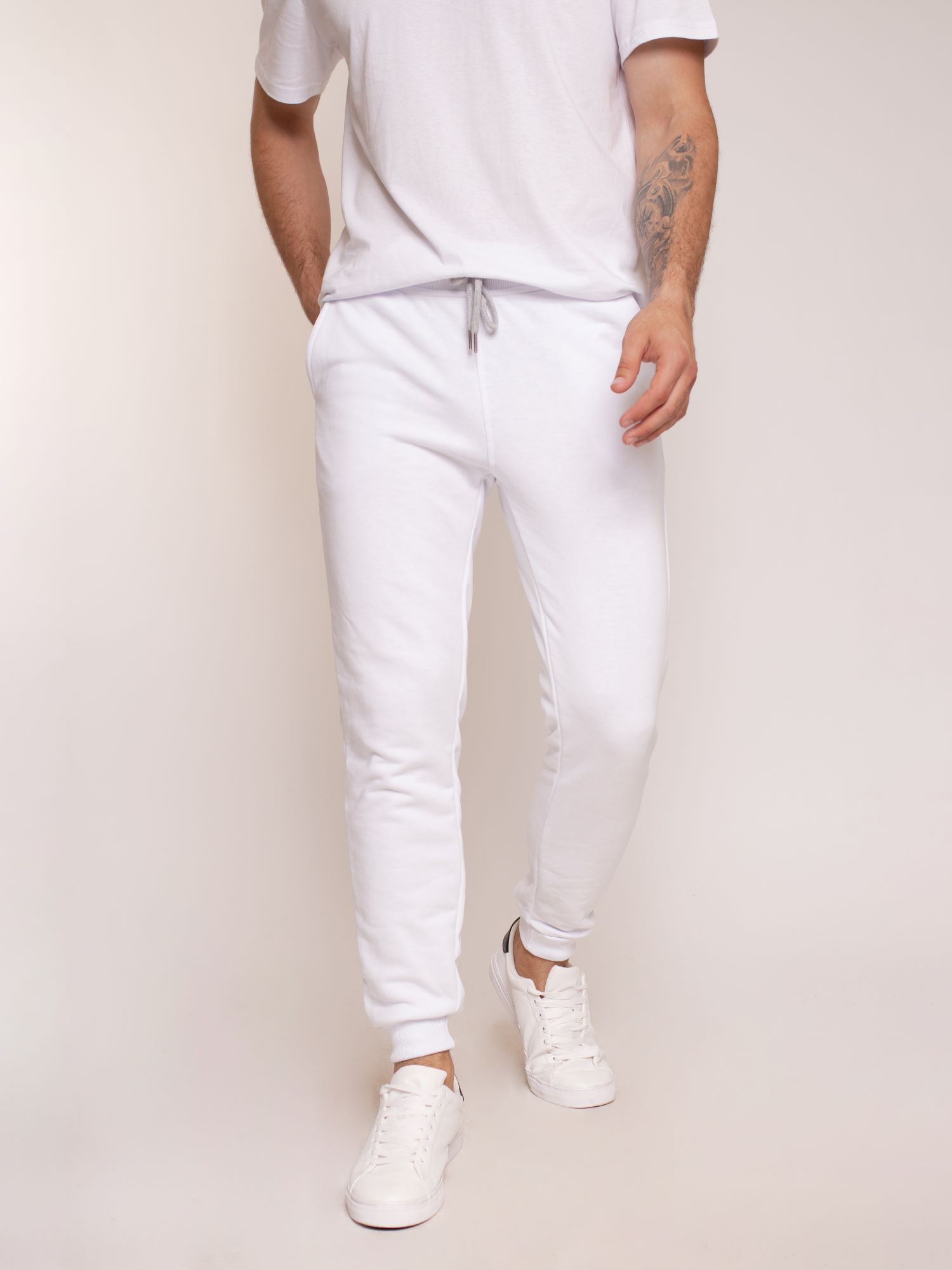 

Спортивные брюки мужские Uzcotton UZ-M-SH-P белые L, Белый, UZ-M-SH-P