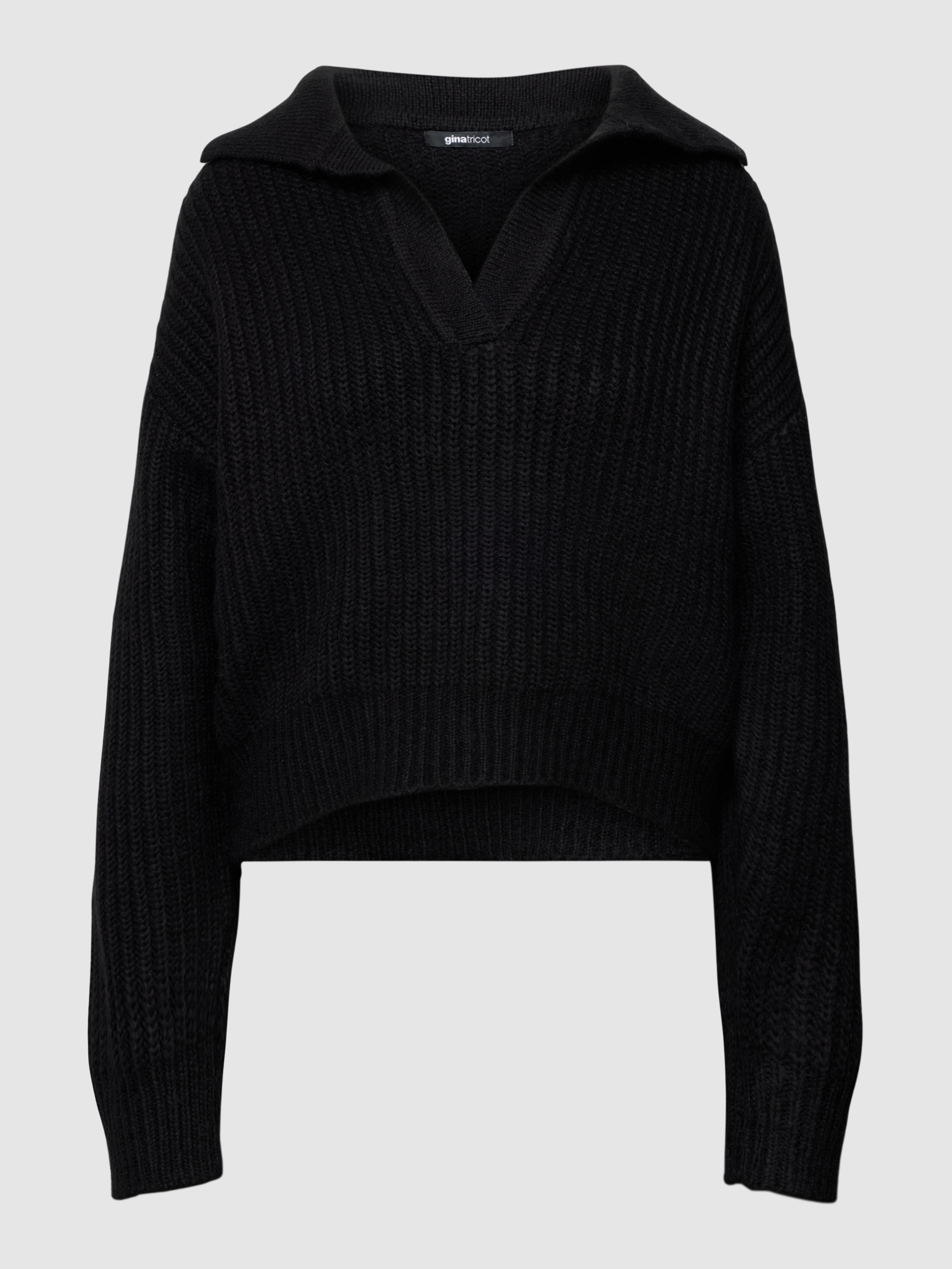 Пуловер женский Gina Tricot 1615051 черный L (доставка из-за рубежа)