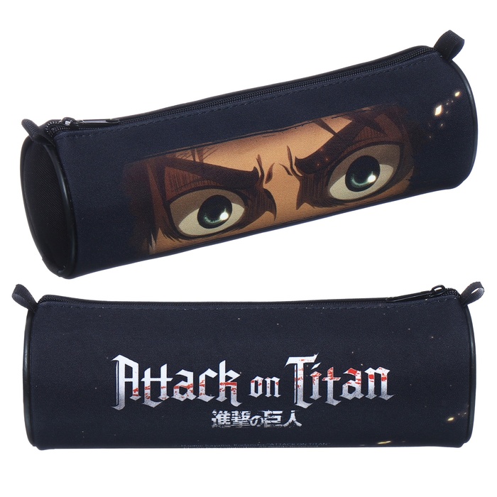 

Пенал-тубус Hatber NPt Attack on Titan_60100 мягкий 70 х 210 мм чёрный, Разноцветный