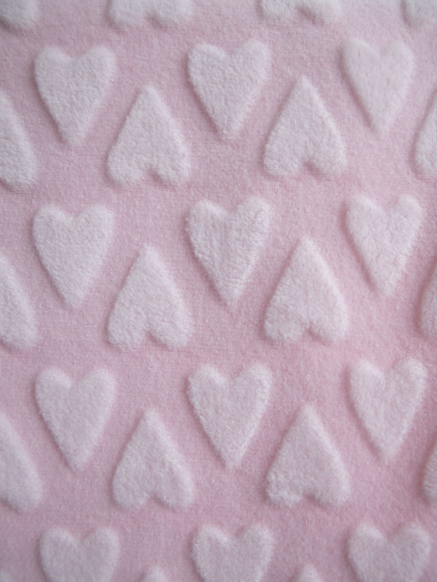 Плед детский Baby Nice 100х140 см, Сердечки розовый одеяло baby nice отк вязанное 100х140 см