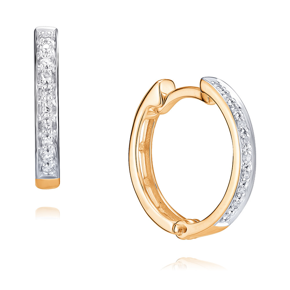 

Серьги из красного золота с бриллиантом ADAMAS 22040380/01-А50Д-41, 22040380/01-А50Д-41
