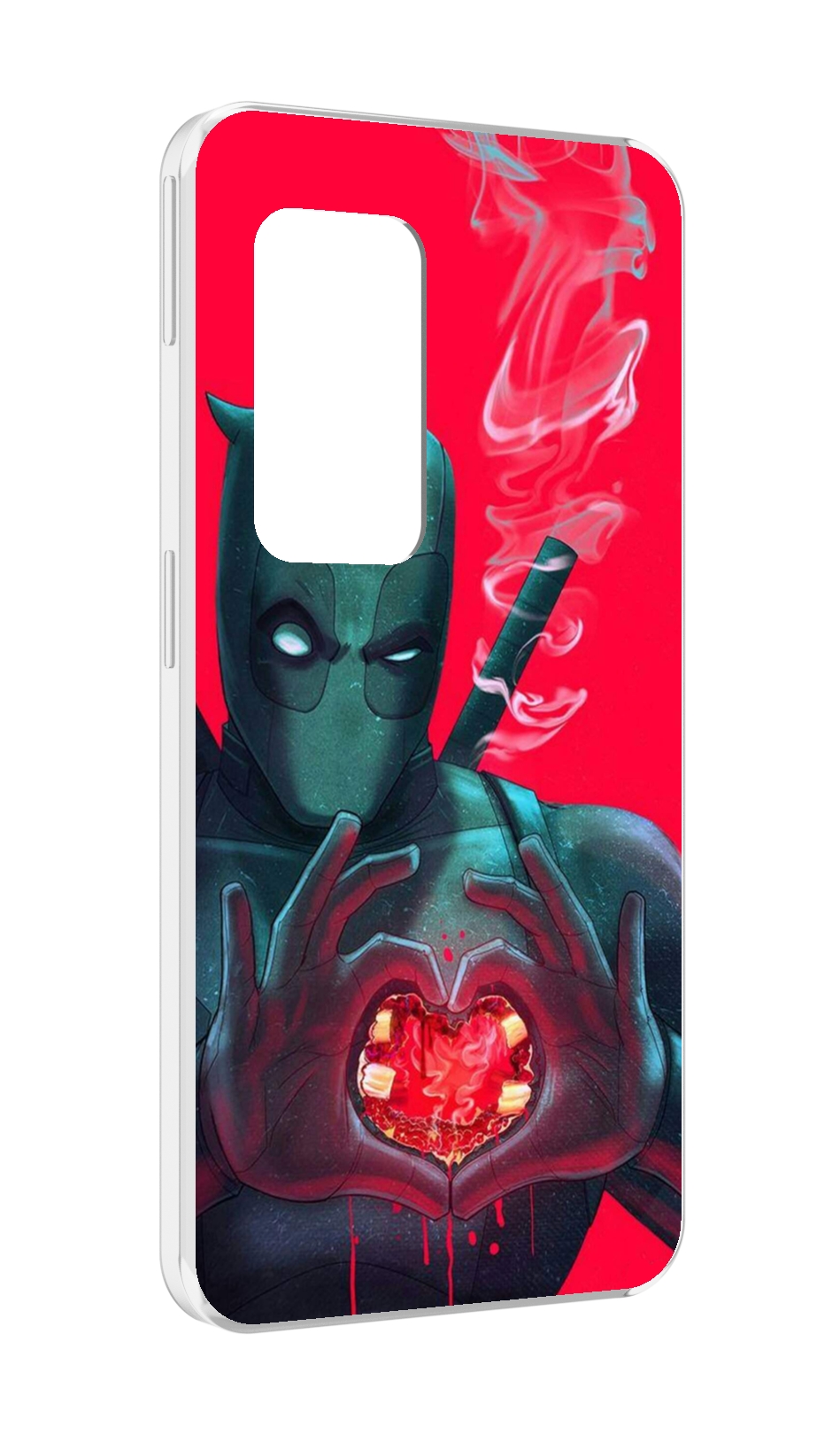 

Чехол MyPads дедпул-в-сердце для UleFone Power Armor X11 Pro, Прозрачный, Tocco