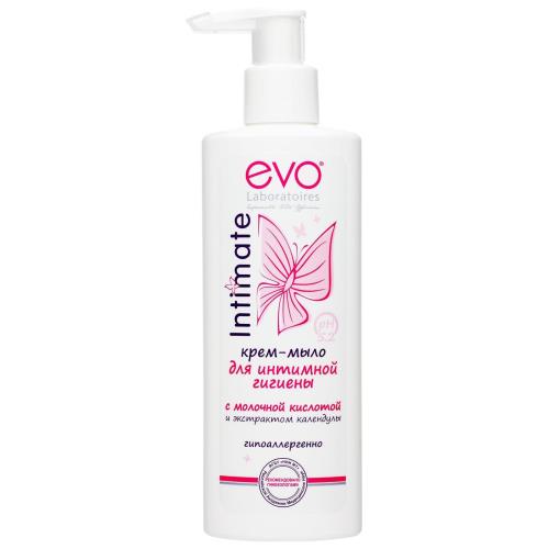 Крем-мыло для интимной гигиены Evo Intimate с молочной кислотой и календулой 200 мл louder intimate care отбеливающий крем 50 0