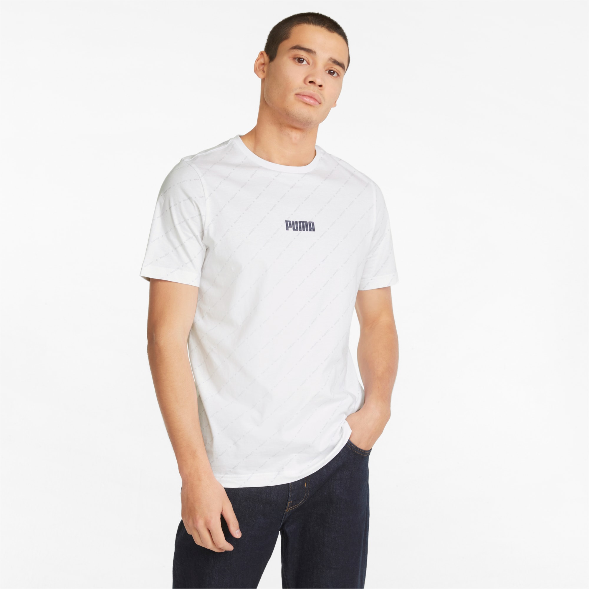 

Футболка мужская PUMA Mcfc Ftbllegacy Tee белая XL, Mcfc Ftbllegacy Tee