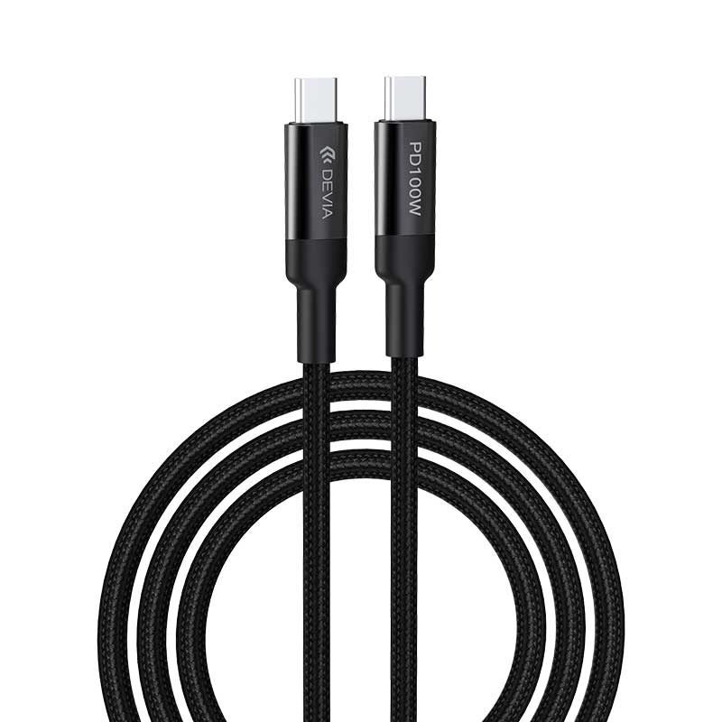 

Кабель Devia Extreme speed USB - Type-C 100W, 5А, 1.5 м, черный