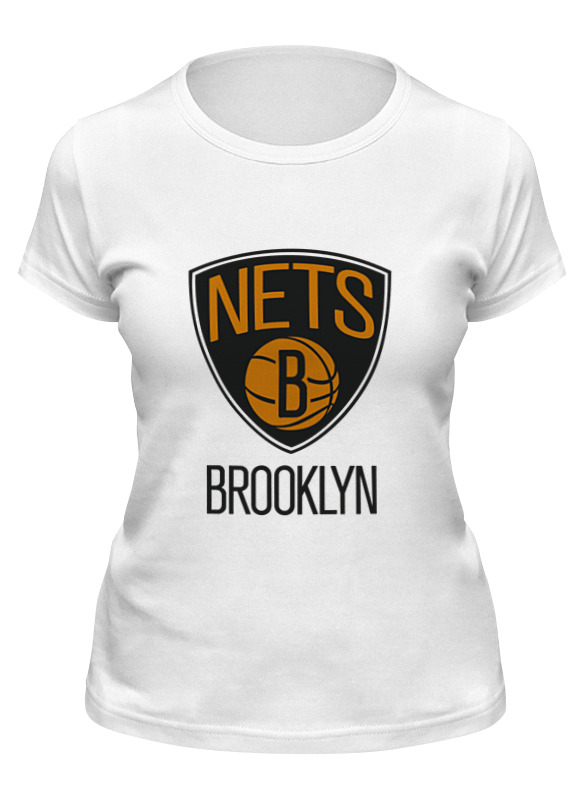 

Футболка женская Printio Brooklyn nets белая S, Белый, Brooklyn nets