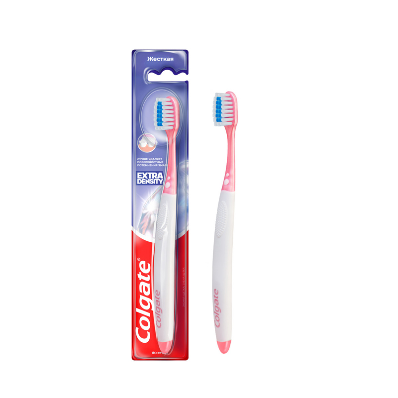 фото Зубная щетка colgate extra density жесткая, 1 шт.