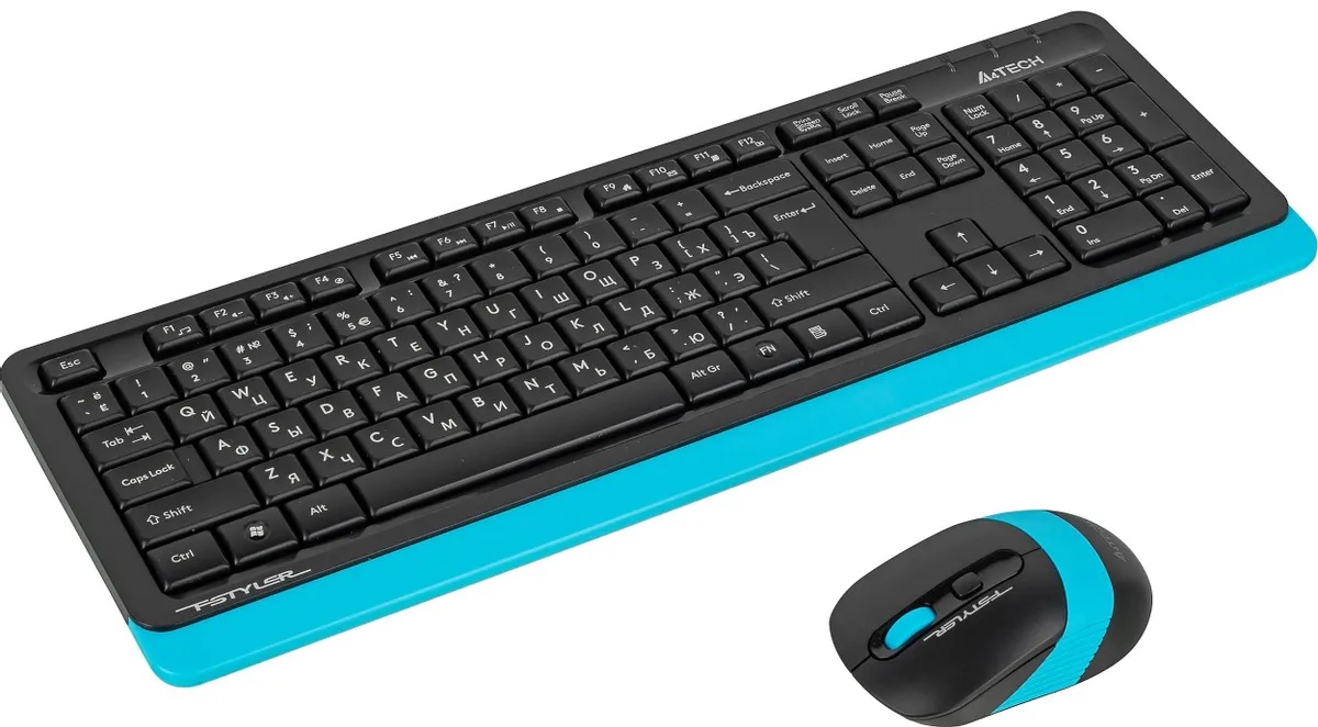 

Комплект клавиатура+мышь A4TECH Fstyler FG1010, USB, беспроводной, черный и синий fg1010 b, Комплект (клавиатура+мышь) A4TECH Fstyler FG1010, USB, беспроводной, черный и синий [fg1010 blue]