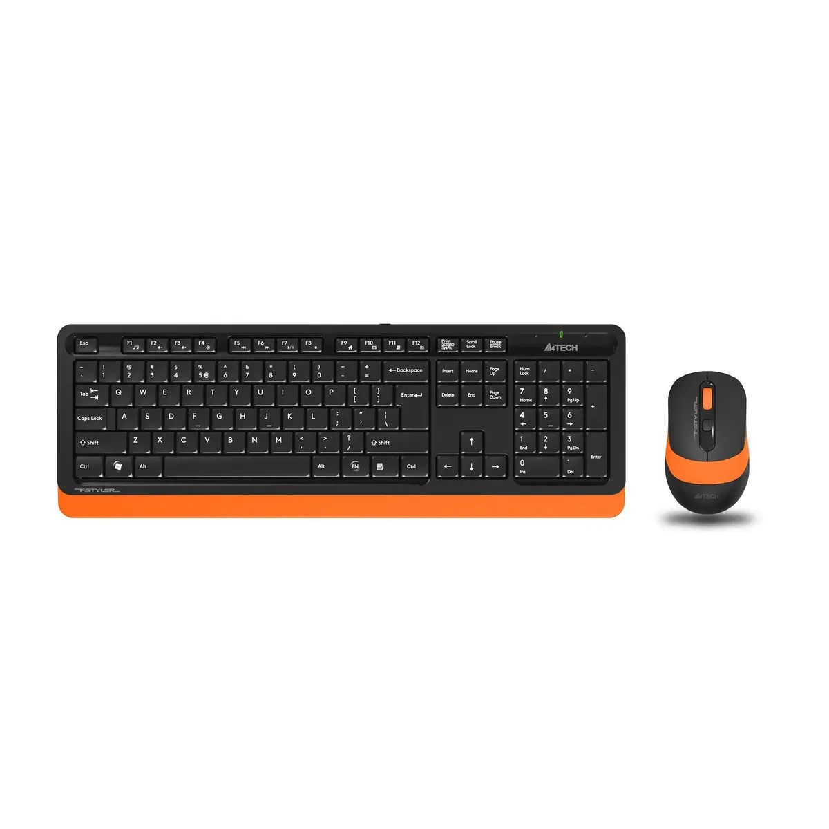 

Комплект клавиатура+мышь A4TECH Fstyler FG1010, USB, беспроводной, черный и оранжевый fg10, Комплект (клавиатура+мышь) A4TECH Fstyler FG1010, USB, беспроводной, черный и оранжевый [fg1010 orange]