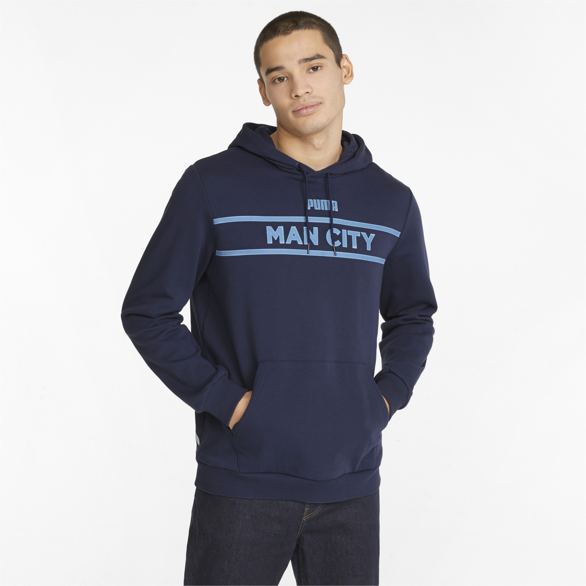 

Худи мужское PUMA Man City Ftbllegacy Football Hoodie синее XL, Man City Ftbllegacy Football Hoodie