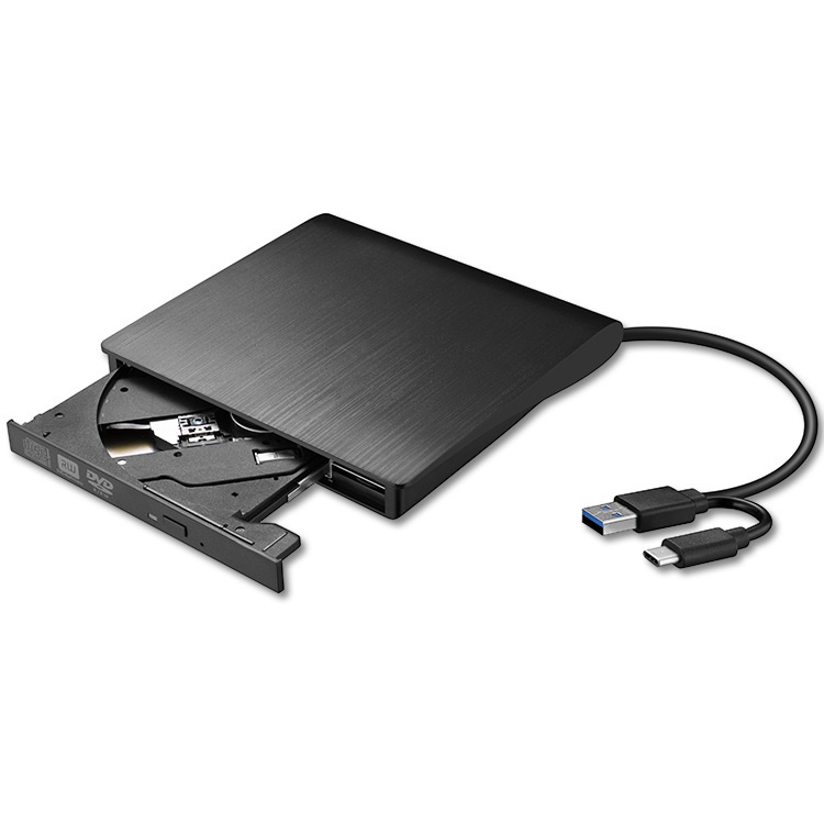 фото Внешний дисковод dvd-rw оптический привод usb 3.0 и type-c для ноутбука и пк box 69