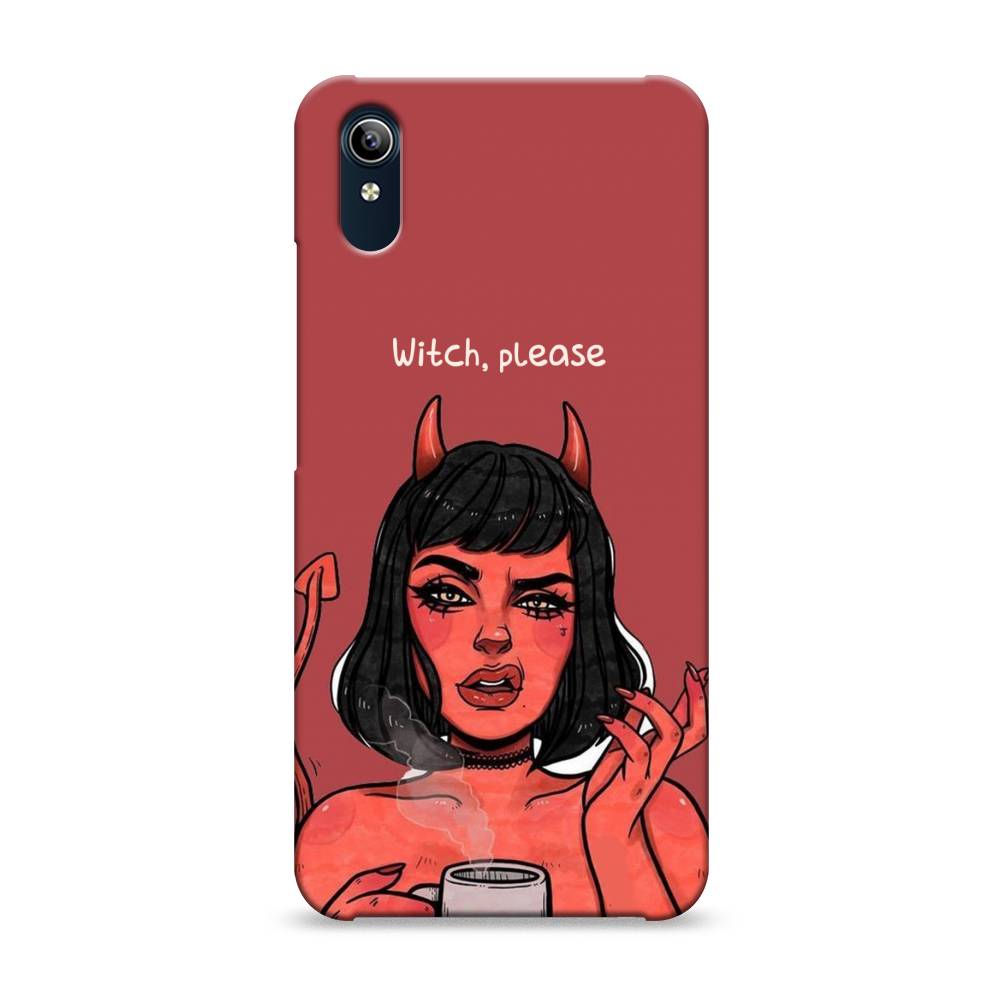 фото Пластиковый чехол "evil girl" на vivo y91c awog