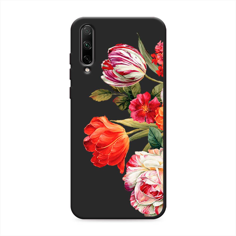 

Чехол Awog на Honor 30i "Весенний букет", Черный