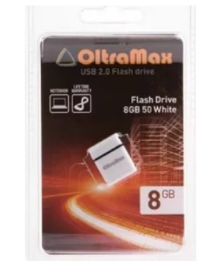 фото Флешка oltramax 8gb mini 50 white