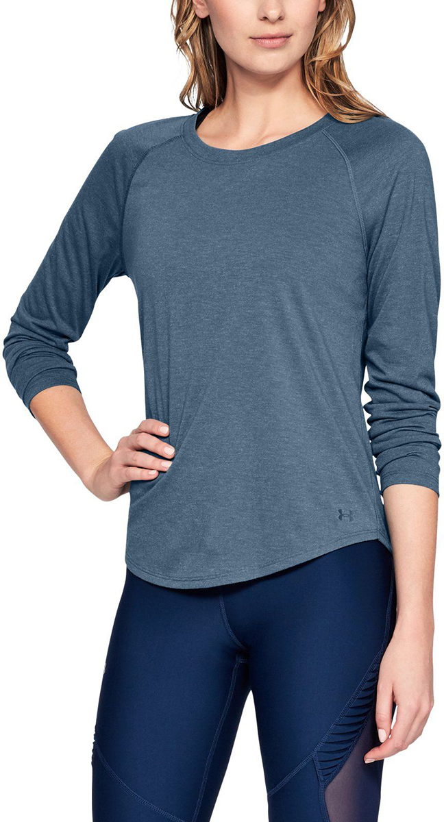 

Лонгслив женский Under Armour 1324138-414 синий MD, 1324138-414