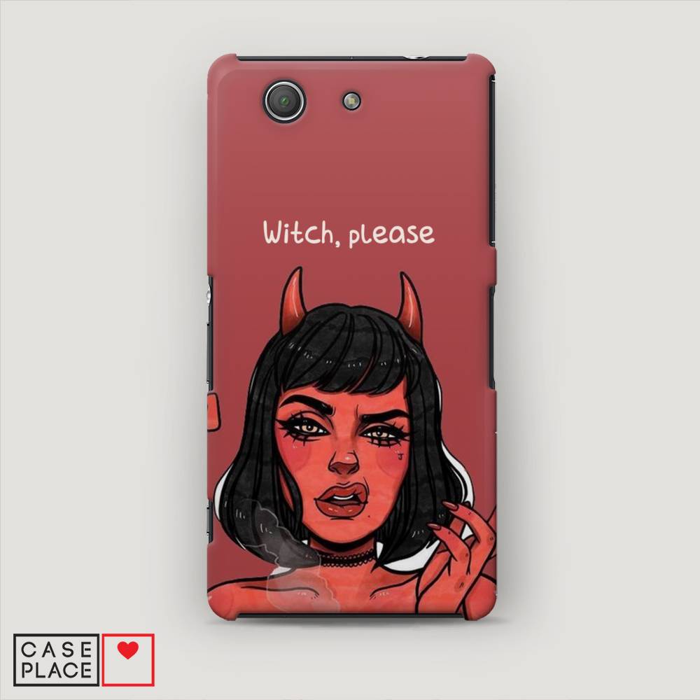 фото Пластиковый чехол "evil girl" на sony xperia z3 compact awog