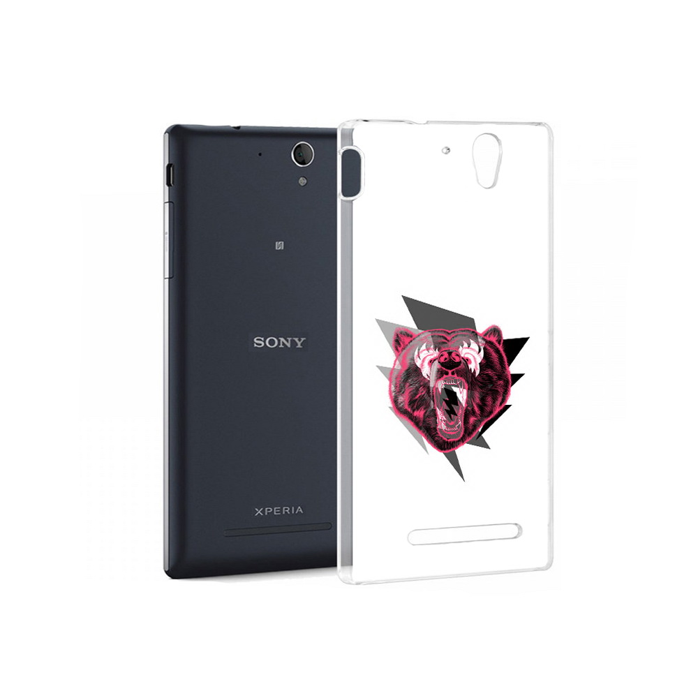 

Чехол MyPads Tocco для Sony Xperia C5 Ultra грозовой медведь (PT16261.253.301), Прозрачный, Tocco