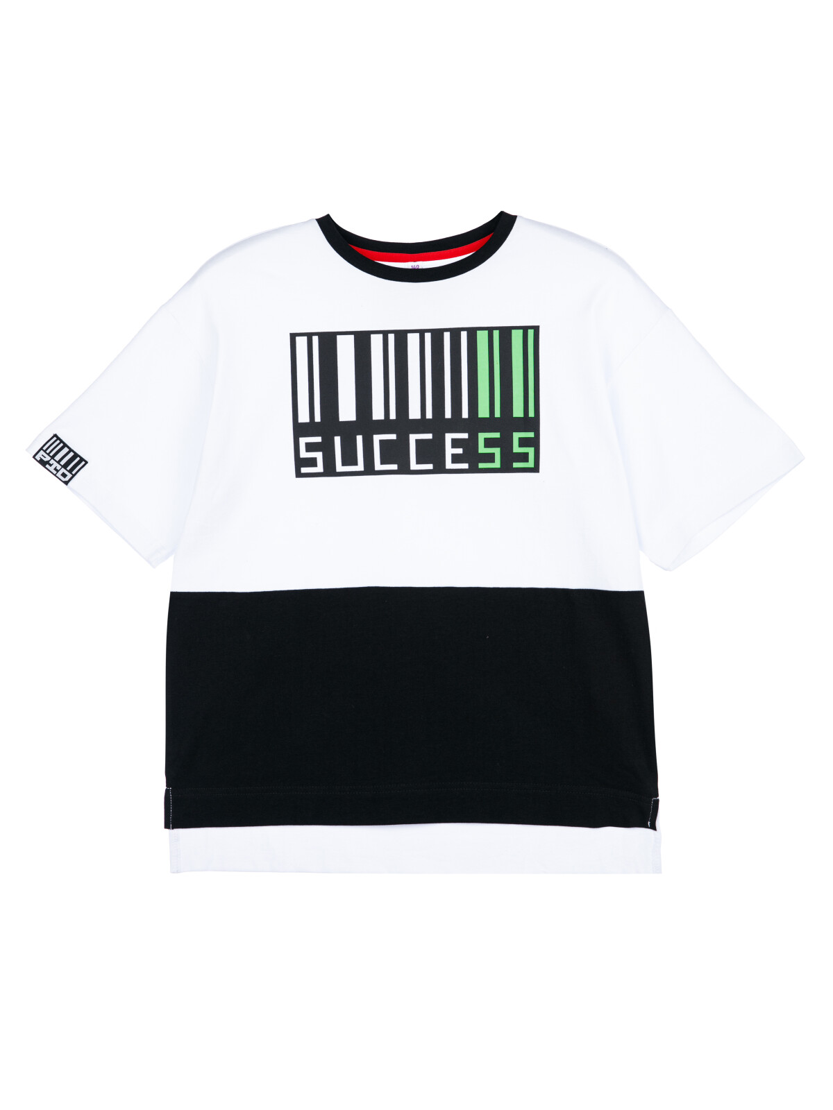 

Футболка детская PlayToday 12411387, белый; черный, 170, 12411387