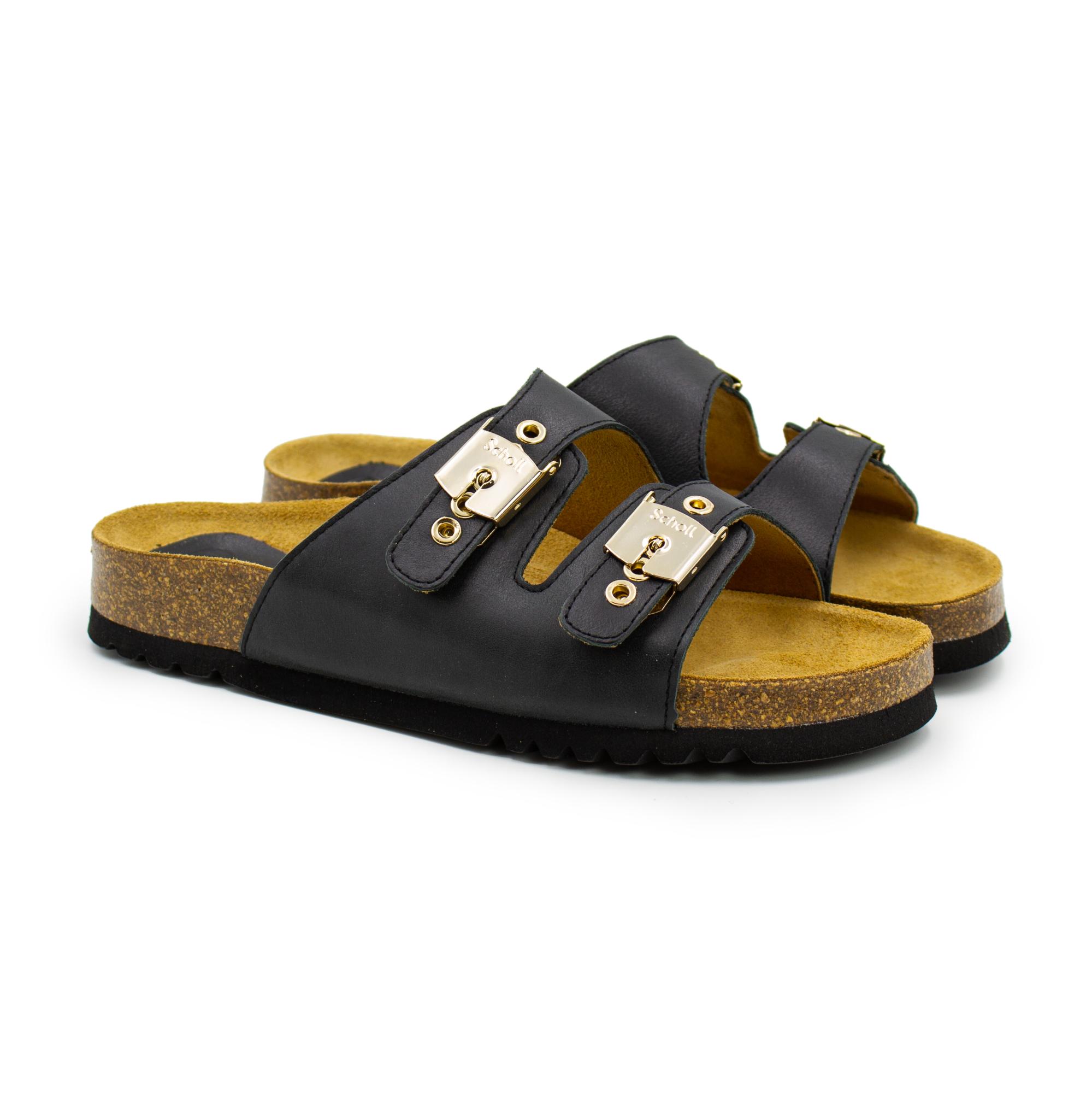 

Сабо женские Scholl ALBA F299921004 черные 40 EU, Черный, ALBA F299921004