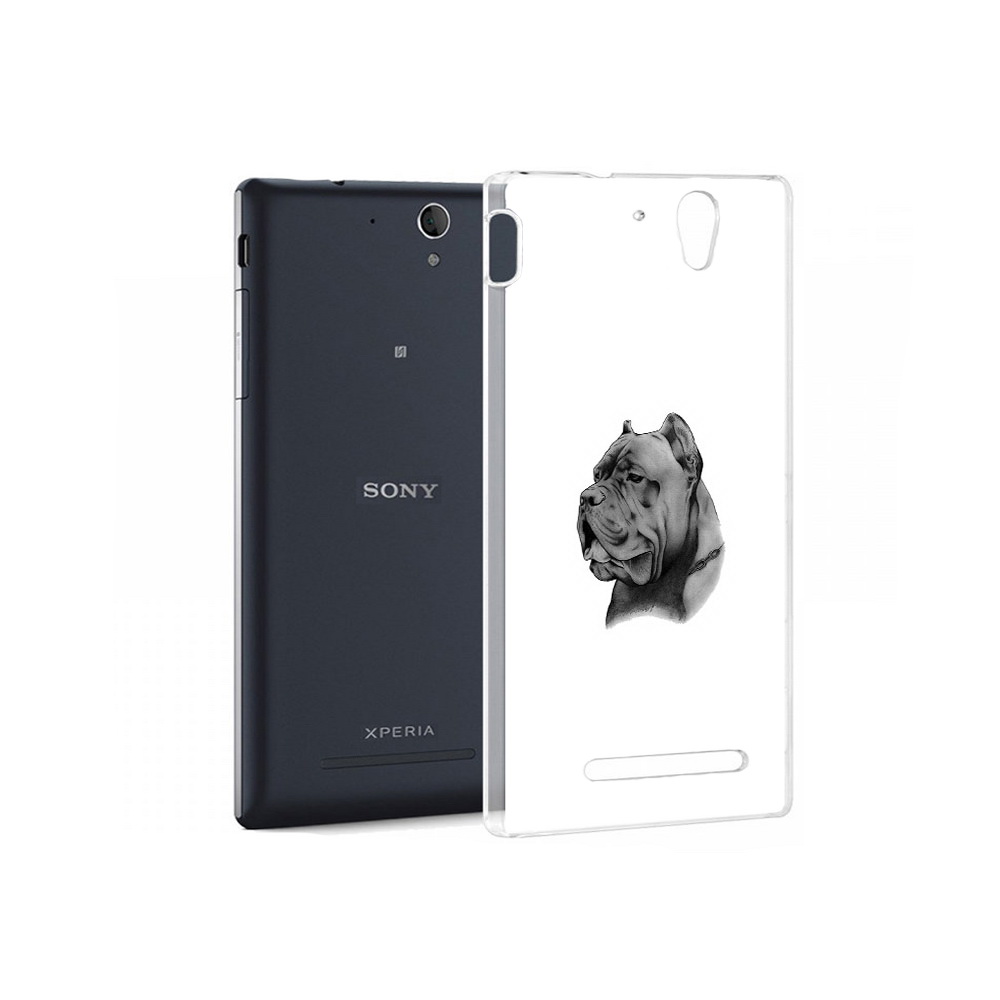 

Чехол MyPads Tocco для Sony Xperia C5 Ultra грозный бульдог (PT16261.253.300), Прозрачный, Tocco