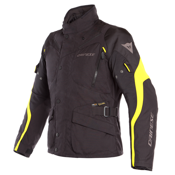 Куртка текстильная Dainese TEMPEST 2 D-DRY Black/Black/Fluo-Yellow (р.58)