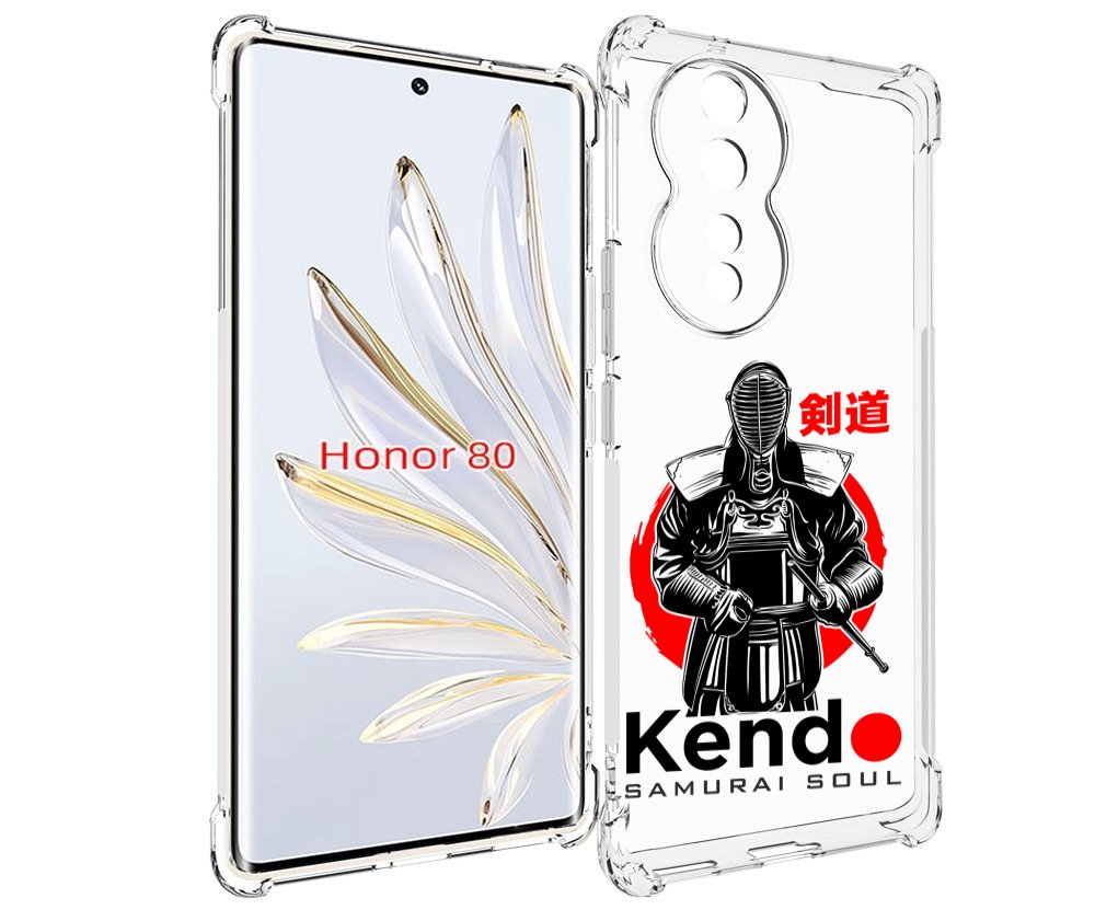 

Чехол MyPads рисованый самурай для Honor 80, Прозрачный, Tocco