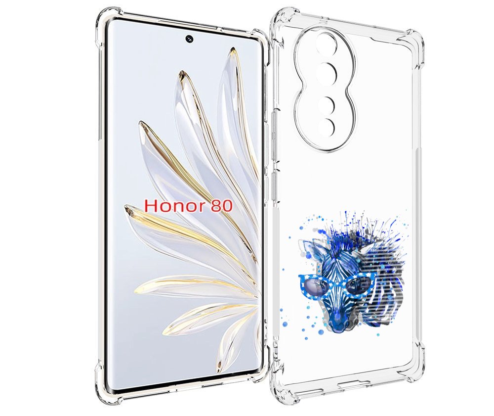 

Чехол MyPads расплывчатая зебра для Honor 80, Прозрачный, Tocco