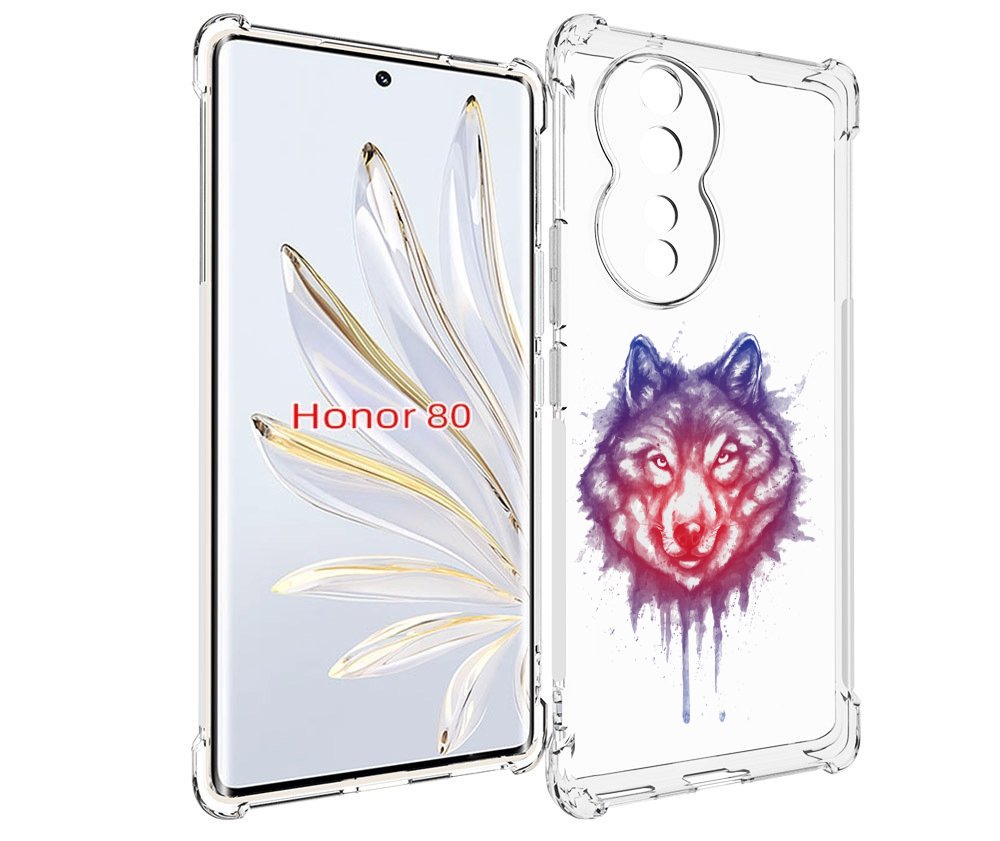 

Чехол MyPads пушистый волк для Honor 80, Прозрачный, Tocco