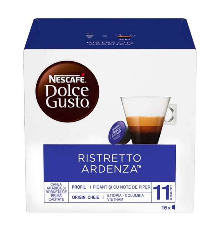 Кофе в капсулах Nescafe Dolce Gusto Ristretto Ardenza, 16 капсул