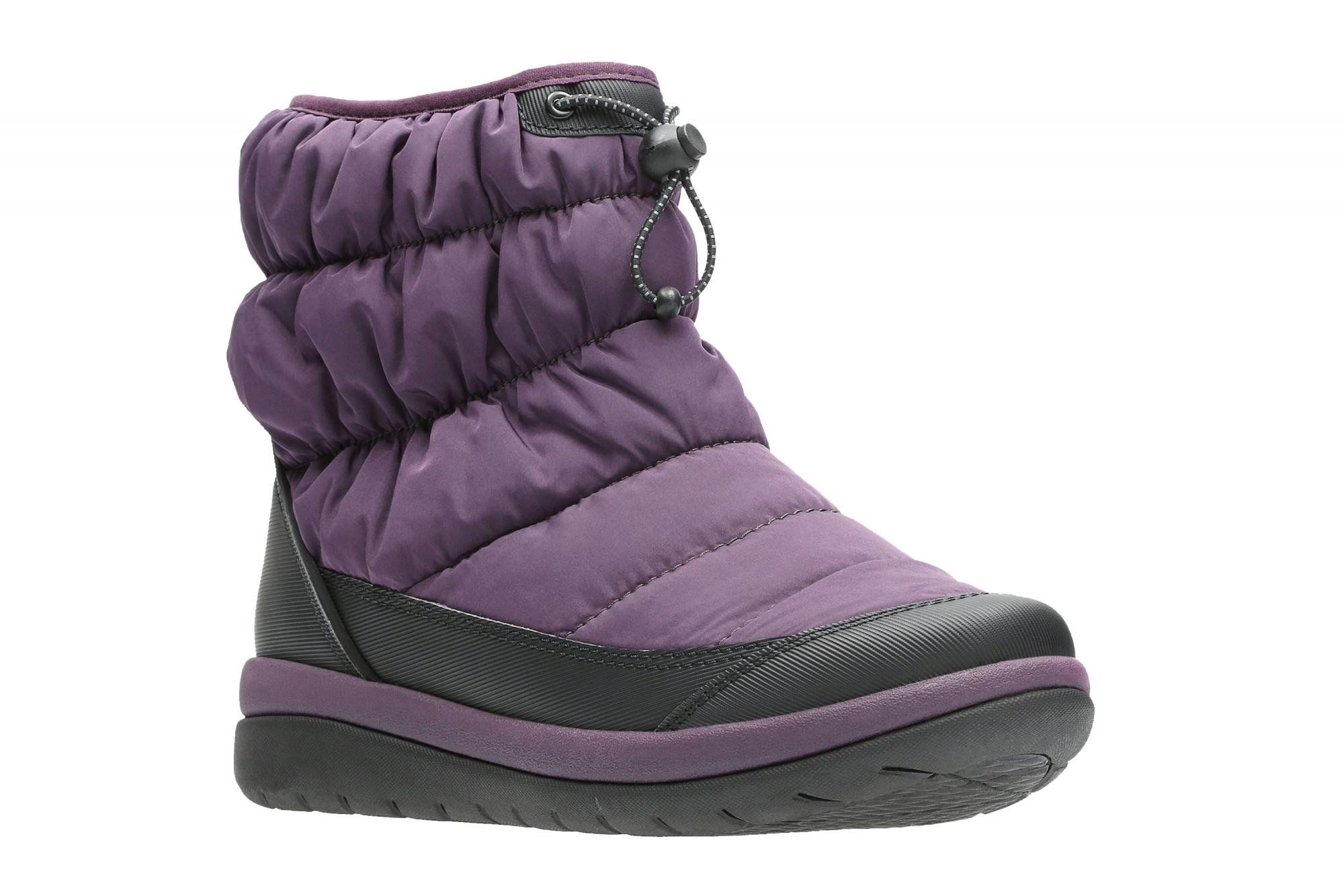 

Дутики женские Clarks Cabrini Bay 26128656 фиолетовые 36 EU, Cabrini Bay 26128656