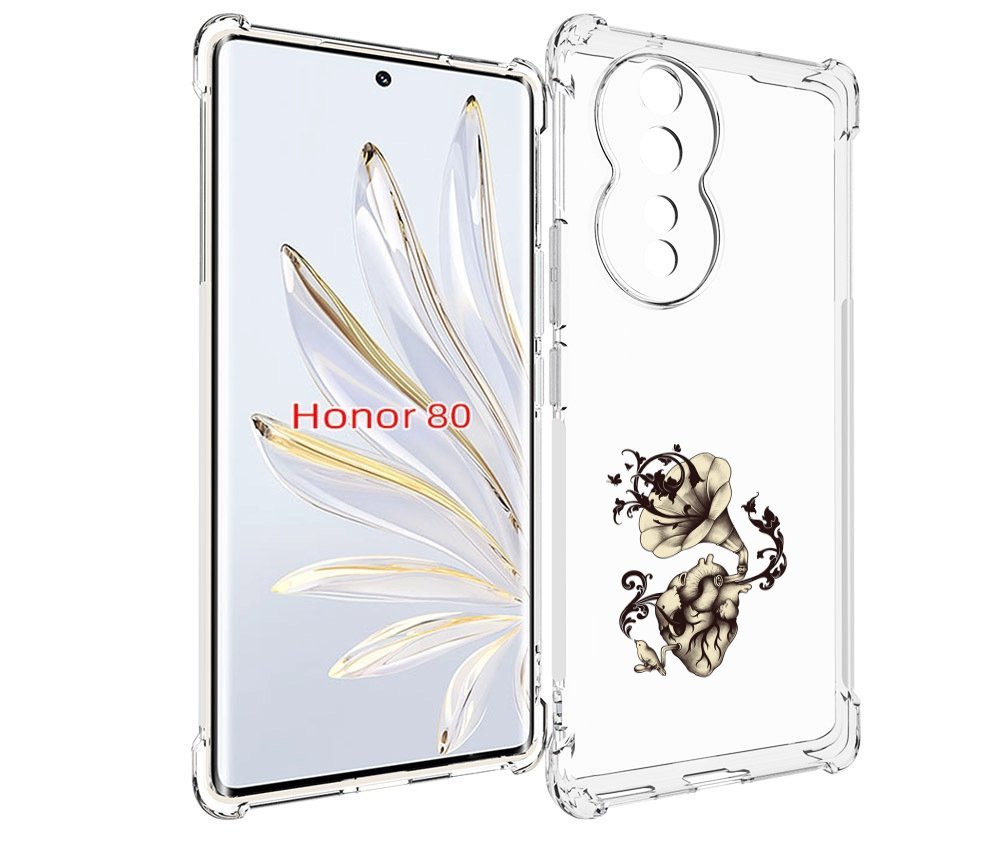 

Чехол MyPads Граммофон для Honor 80, Прозрачный, Tocco