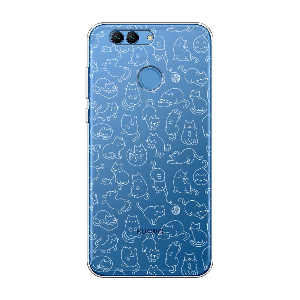 

Чехол Awog на Huawei Nova 2 "Шкодливые котики", Разноцветный, 62950-2