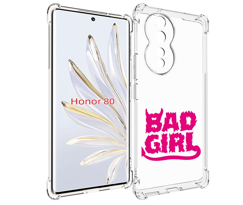 

Чехол MyPads плохая девочка для Honor 80, Прозрачный, Tocco