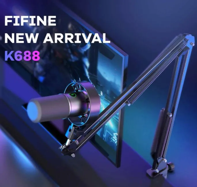 

Микрофон Fifine K688 Black, K688