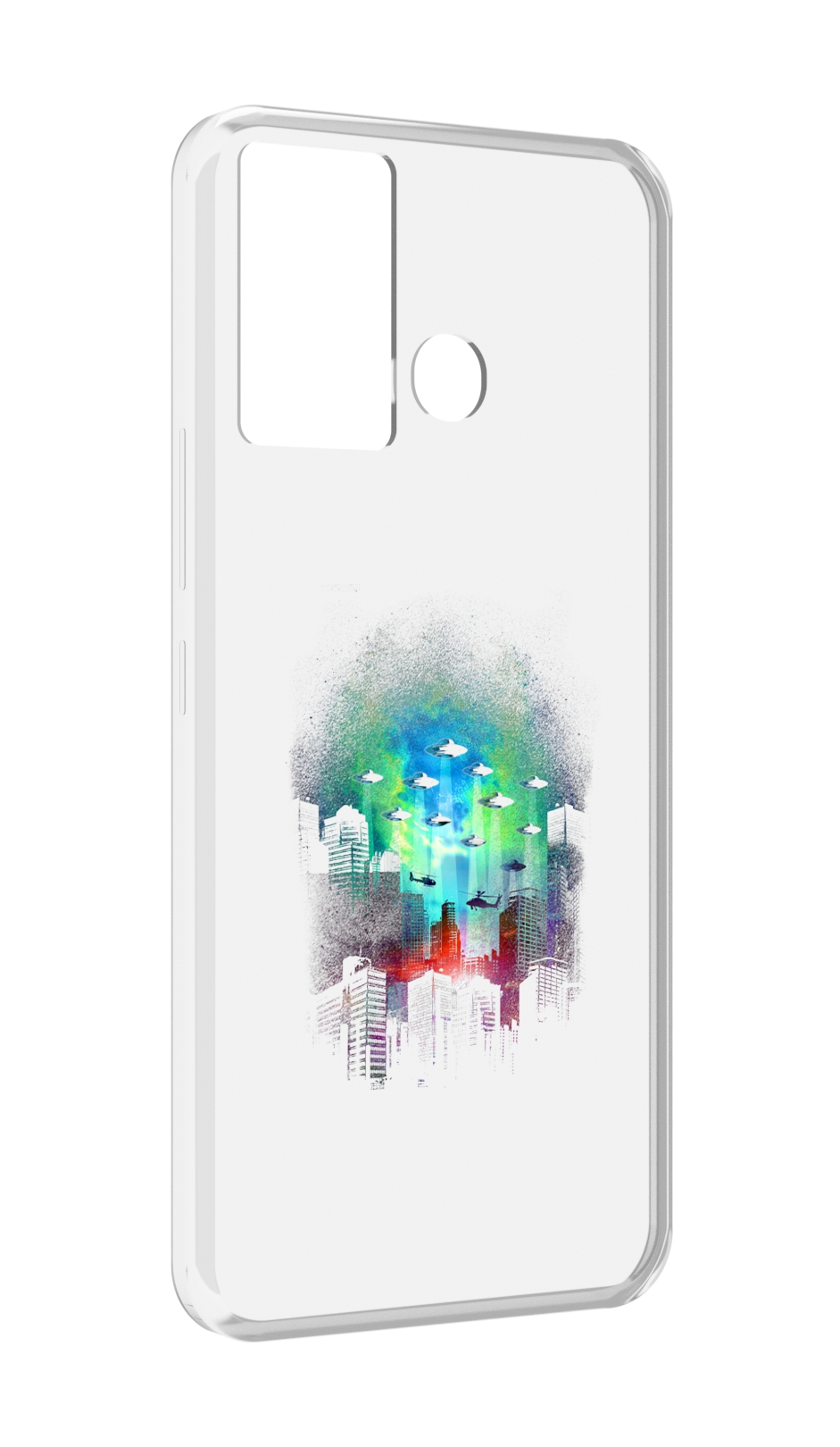 

Чехол MyPads город в свечении для Infinix Hot 12 Play, Прозрачный, Tocco