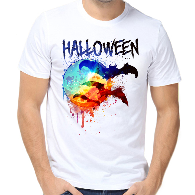 

Футболка мужская белая 50 р-р Хэллоуин 5, Белый, fm_halloween