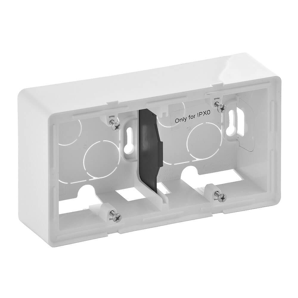 

Legrand (5 шт.) Коробка 2-постовая Legrand Valena Life для накладного монтажа белая 754192