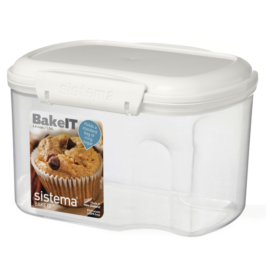 

Контейнер для сыпучих продуктов BAKE-IT Sistema 1,56л