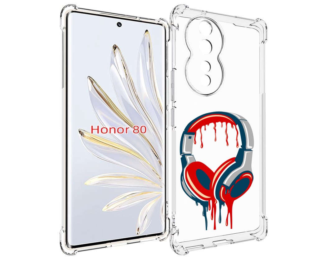 

Чехол MyPads не делай громко для Honor 80, Прозрачный, Tocco