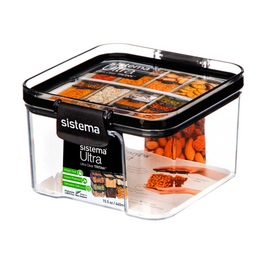 

Контейнер для сыпучих продуктов Sistema "Ultra", 460мл, тритан