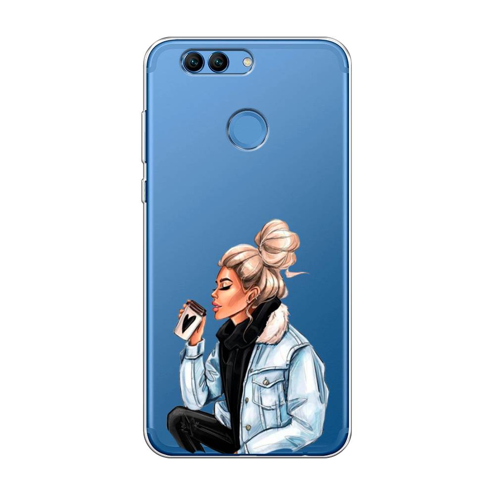 

Чехол Awog на Huawei Nova 2 "Cute girl", Разноцветный, 62950-7