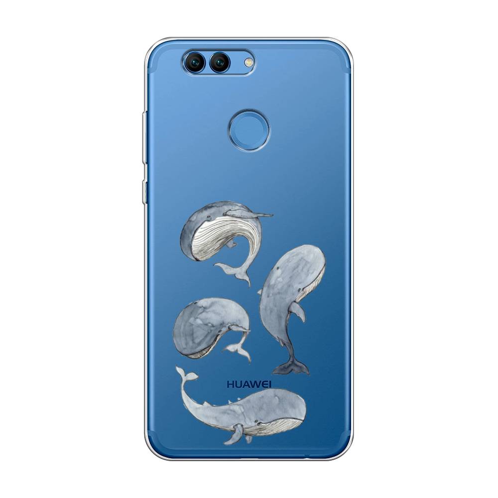 

Чехол Awog на Huawei Nova 2 "Киты", Разноцветный, 62950-1